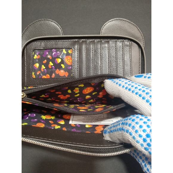 Loungefly Disney Mickey Mouse Frankenstein Cosplay Wallet Glow in the Dark - Picture 14 of 16